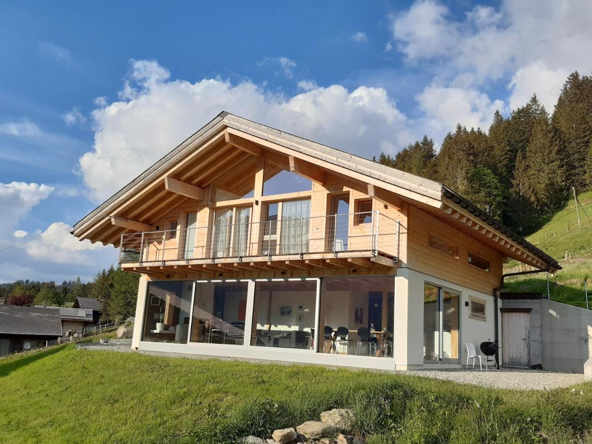 Alpine Dream Chalet With Spa Close To Lake Geneva Les Mosses ภายนอก รูปภาพ