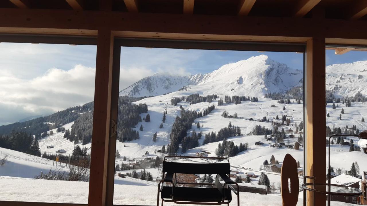 Alpine Dream Chalet With Spa Close To Lake Geneva Les Mosses ภายนอก รูปภาพ